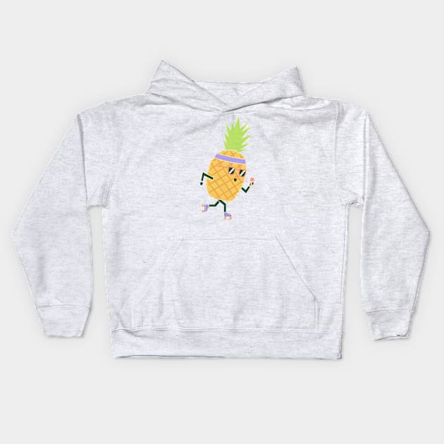 Summer Rolling Kids Hoodie by HandsOffMyDinosaur